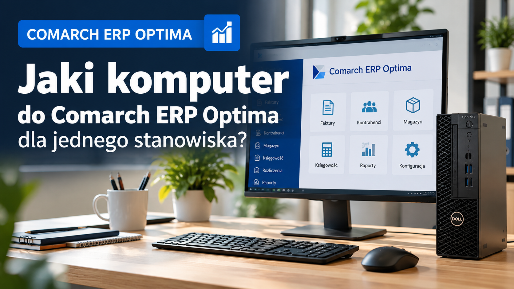 Praca biurowa i MŚP - Jaki komputer do Comarch ERP Optima dla jednego stanowiska?