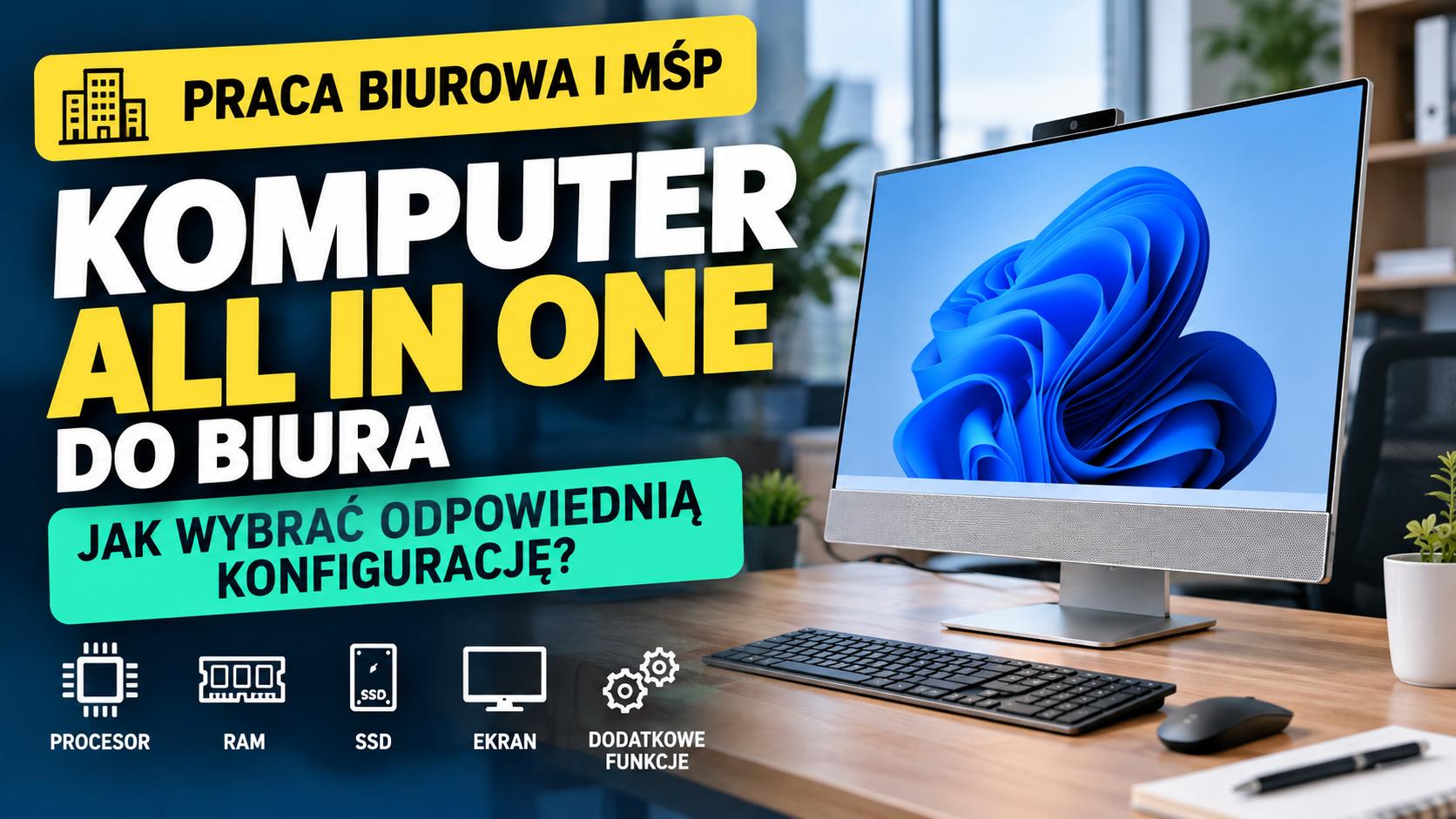 Praca biurowa i MŚP - Komputer all in one do biura: jak wybrać odpowiednią konfigurację?