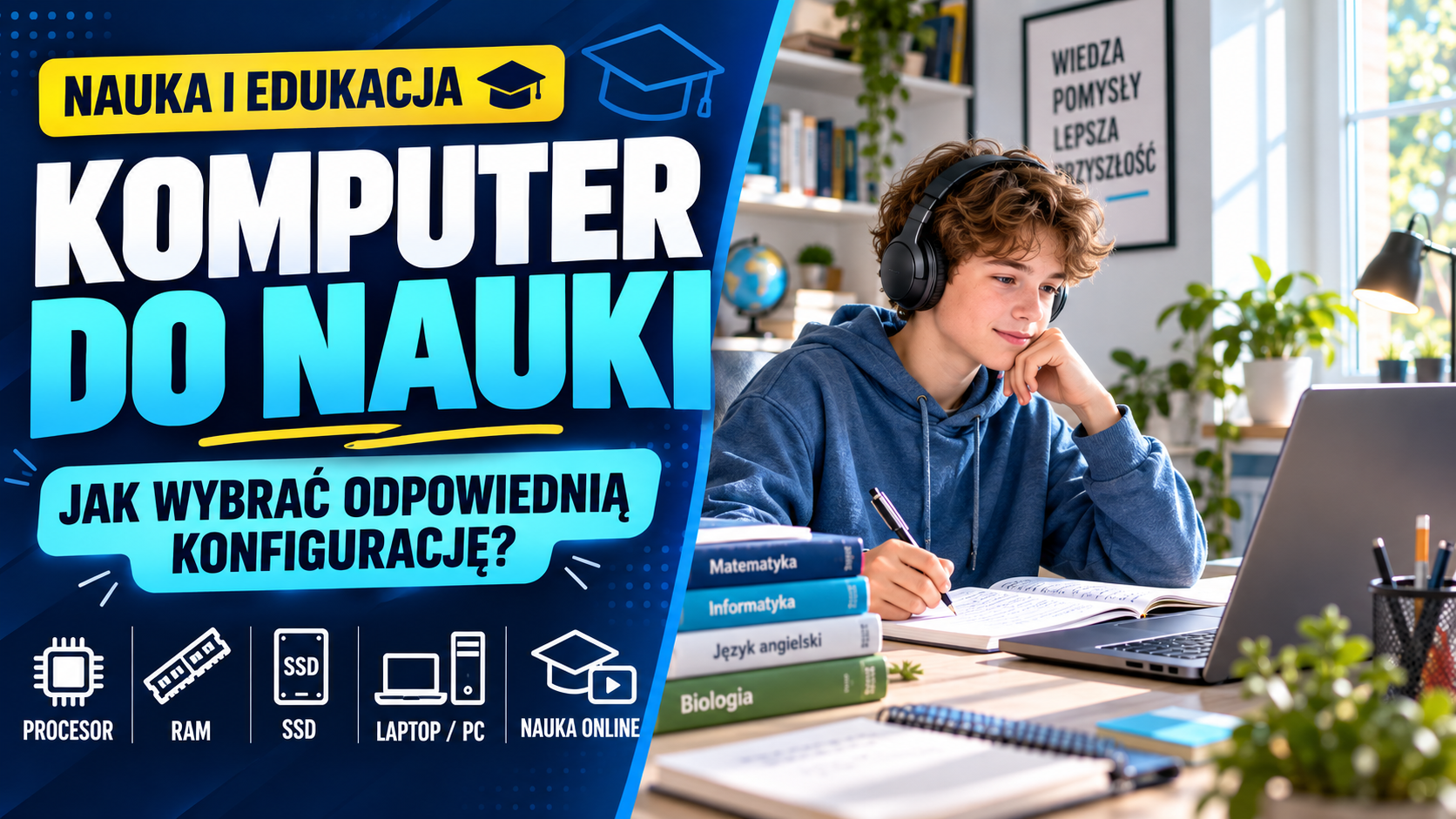 Nauka i edukacja - Komputer do nauki: jak wybrać odpowiednią konfigurację?