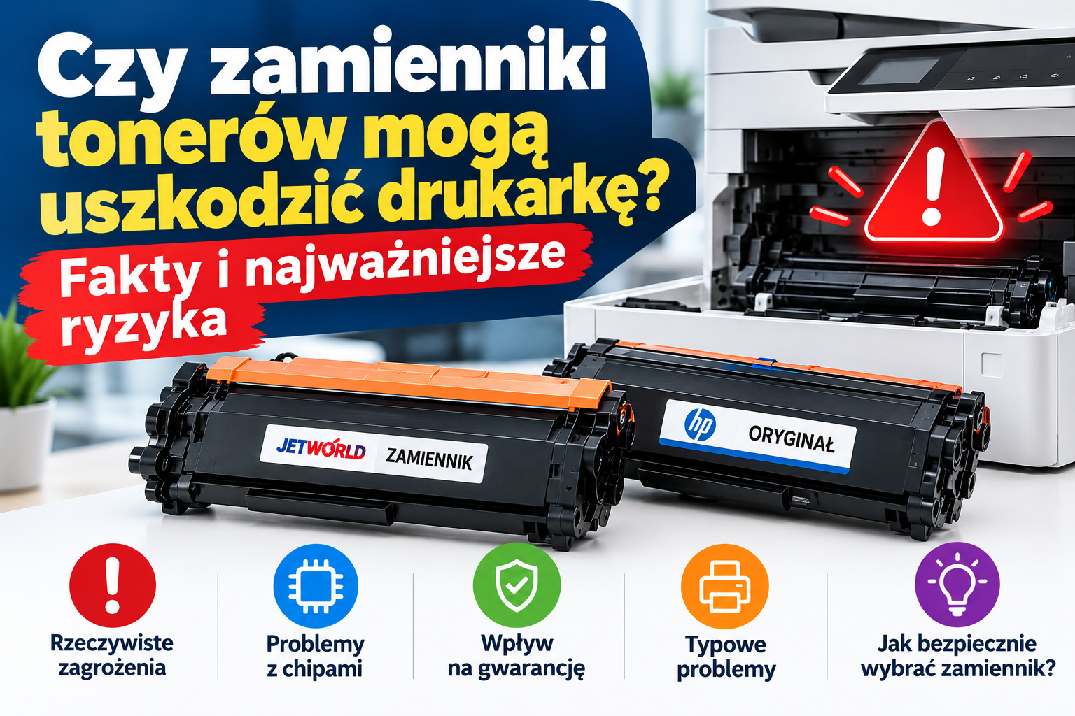 Czy zamienniki tonerów mogą uszkodzić drukarkę? Fakty i najważniejsze ryzyka
