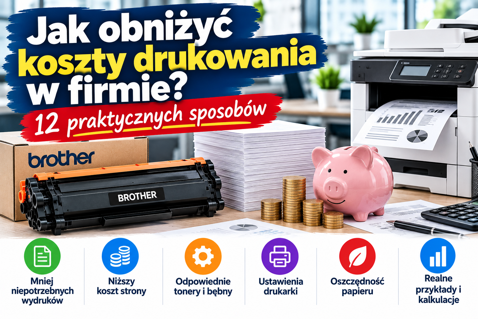 Jak obniżyć koszty drukowania w firmie? 12 praktycznych sposobów