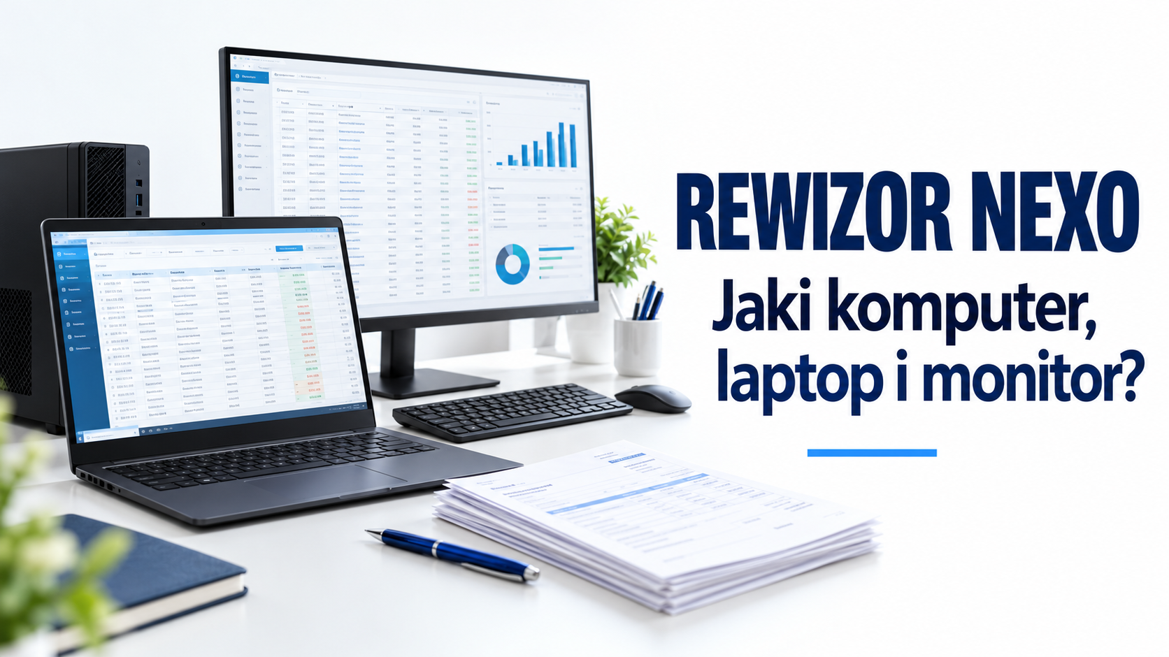 InsERT Rewizor nexo. Jaki laptop, komputer i monitor wybrać do pełnej księgowości?