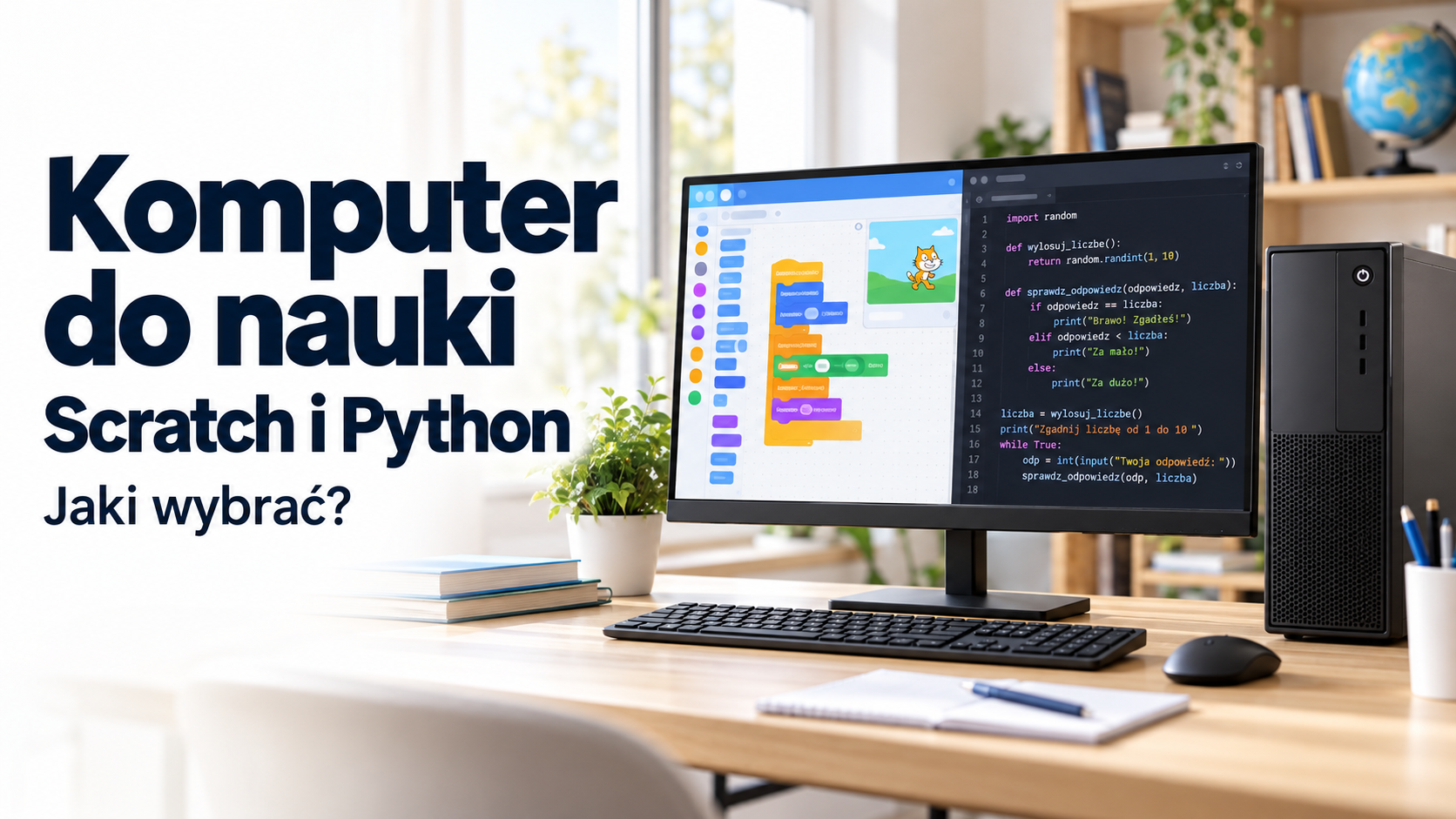 Komputer do nauki programowania w Scratch i Pythonie. Jaki wybrać w 2026 roku?