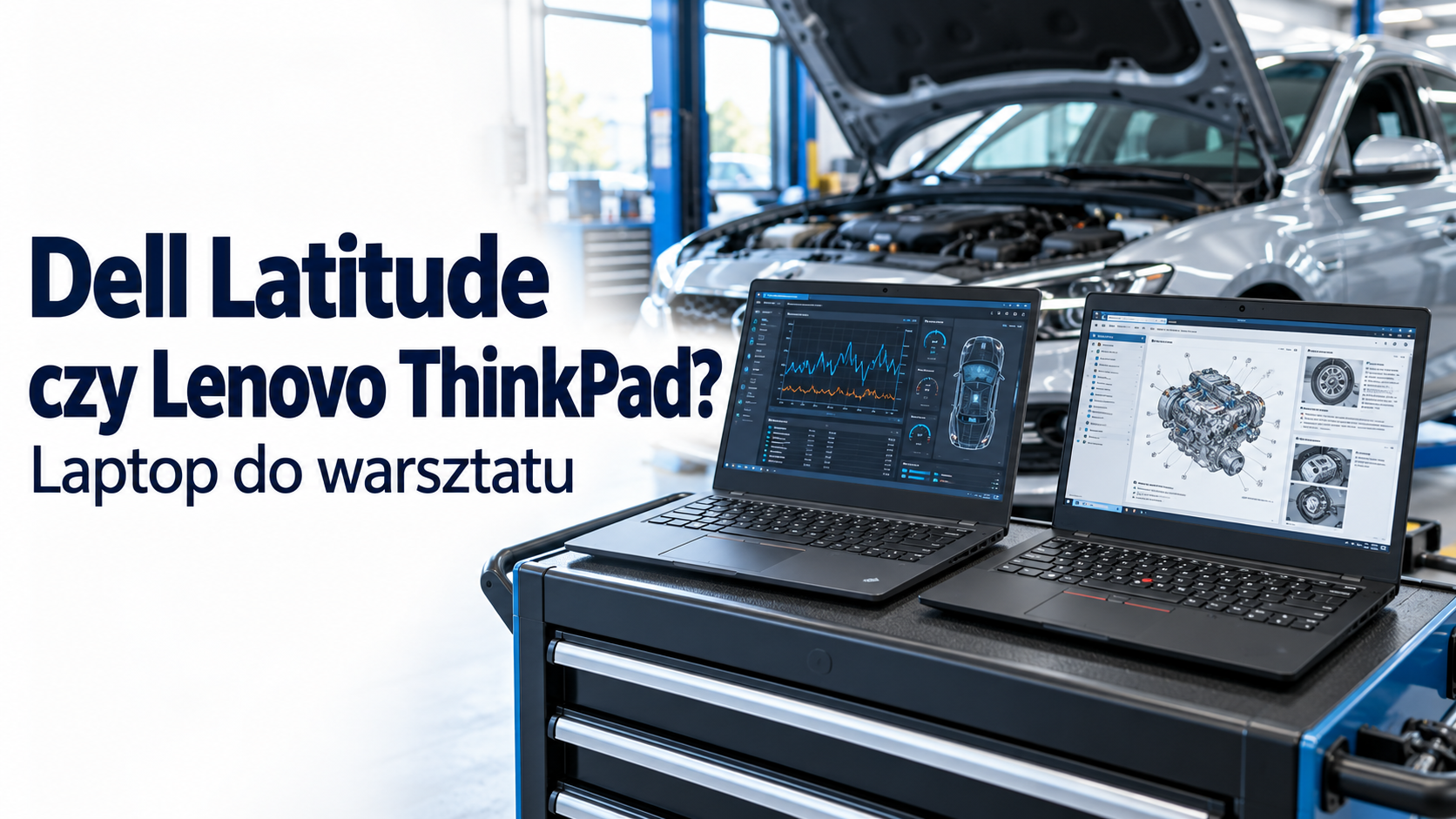 Laptop do warsztatu samochodowego. Dell Latitude czy Lenovo ThinkPad?