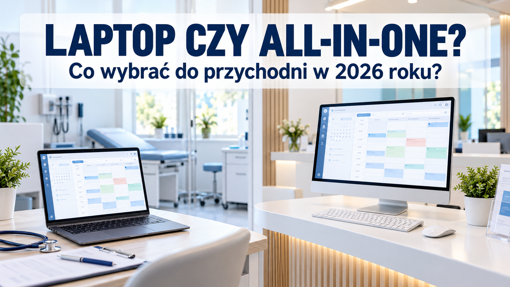 Laptop czy komputer All-in-One do przychodni? Co wybrać w 2026 roku?