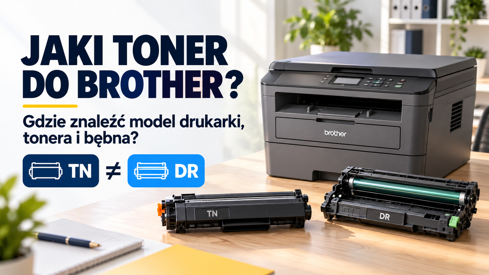 Jaki toner do drukarki Brother wybrać? Gdzie znaleźć model tonera i bębna?