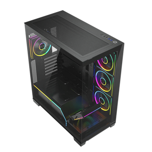 Gamingowy MODECOM Volcano Stellar PLUS ARGB MIDI 5F Tower AMD Ryzen 5 5600 3,5 GHz / 16 GB / 960 SSD / Win 11 + Nvidia GeForce RTX 5060 Ti [8 GB]