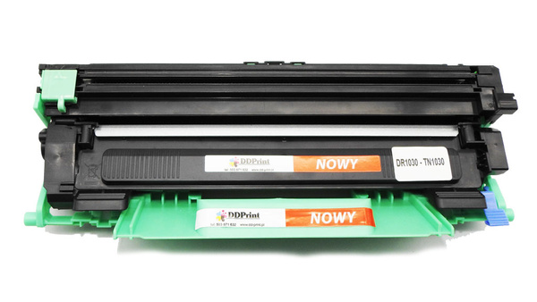 Zgodny Zestaw toner + bęben TN-1030 i DR-1030 marki DDPrint do Brother HL-11/HL-1110/1110e/HL-1210/DCP-1510/DCP-1512/DCP-1612