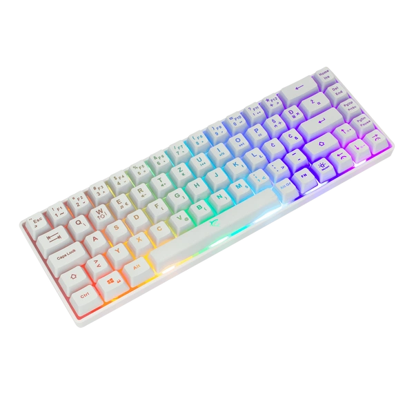 Klawiatura przewodowa WhiteShark GK-2201 Ronin biała US