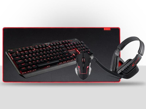 Zestaw Modecom Volcano klawiatura Hammer Blue+ mysz MX + słuchawki Ranger