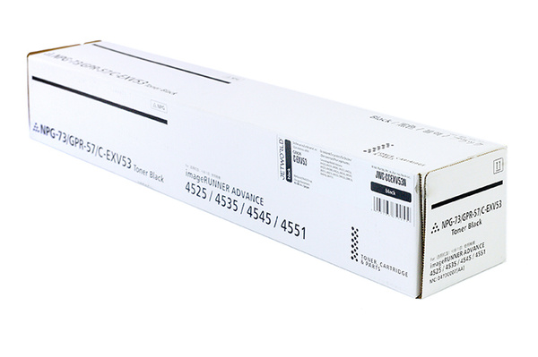 Zgodny z Canon C-EXV53 (0473C002) 42,1k Black JetWorld toner do Canon iR4525i iR4535i iR4545i iR4551i iR4553i iR4555i iR4500II iR4525i iR4535i iR4545i iR4551i iR4553i iR4555i