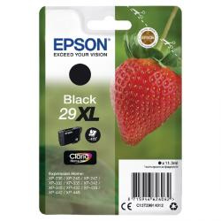 Oryginalny Tusz 29XL do Epson 11.3 ml Black do Epson XP-235/XP-245/XP-247/ XP-255/XP-257/XP-332/XP-335/ XP-342/XP-345/XP-352/XP-355/ XP-432/XP-435/XP-442/ XP-445/XP-452/XP-455