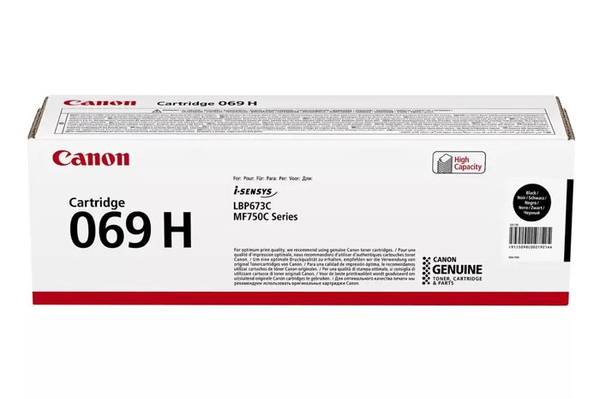 Canon CRG069H, CRG-069H, 5098C002 7,6k Black do Canon i-SENSYS MF750 MF752Cdw MF754Cdw LBP673Cdw Toner Oryginalny