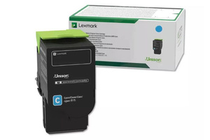Lexmark 78C2XC0 5k Cyan do Lexmark CS421 CS521 CS622 CX421 CX522 CX622 CX625 Toner Oryginalny