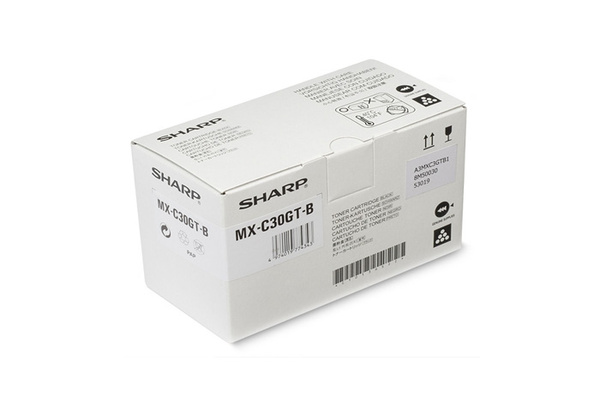 Toner MX-C30GTB Black do Sharp MX-C300 MX-C304W – oryginalny Sharp – 6000 stron