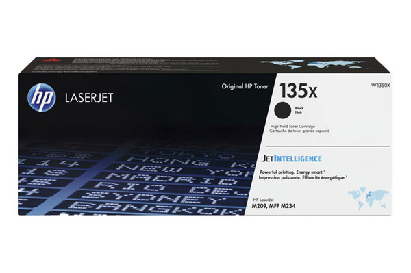 HP 135X W1350X 2,4k Black do HP LaserJet M207 M208 M209 M210 M211 M212 M234 M237 Toner Oryginalny