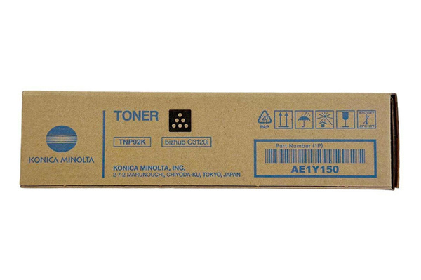 Minolta TNP92K, TNP-92K, AE1Y150 6k Black do Konica Minolta Bizhub C3120i Toner Oryginalny