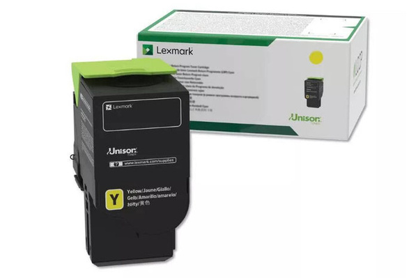 Lexmark 78C20Y0 1,4k Yellow do Lexmark CS421 CS521 CS622 CX421 CX522 CX622 CX625 Toner Oryginalny