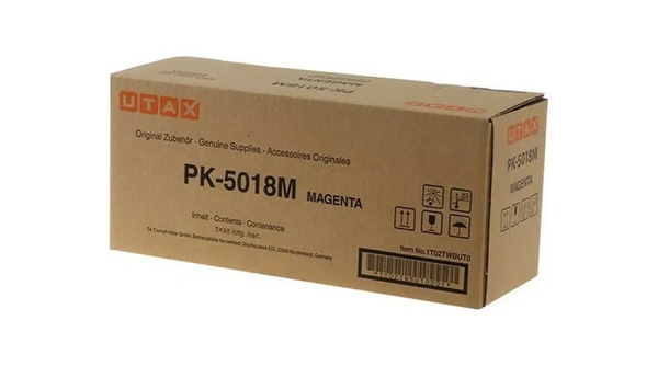 Utax PK-5018M, PK5018M (1T02TWBUT0, 1T02TWBTA0) 11k Magenta do Utax P-C3562DN, P-C3562FDN, P-C3562i MFP, P-C3566i MFP Toner Oryginalny