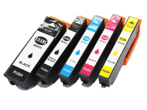 Tusz Epson 33XL T3351 / T3361–T3364 CMYK do drukarek Epson XP530 / XP630 / XP635 / XP830 – zamiennik DDPrint – komplet 5 szt.