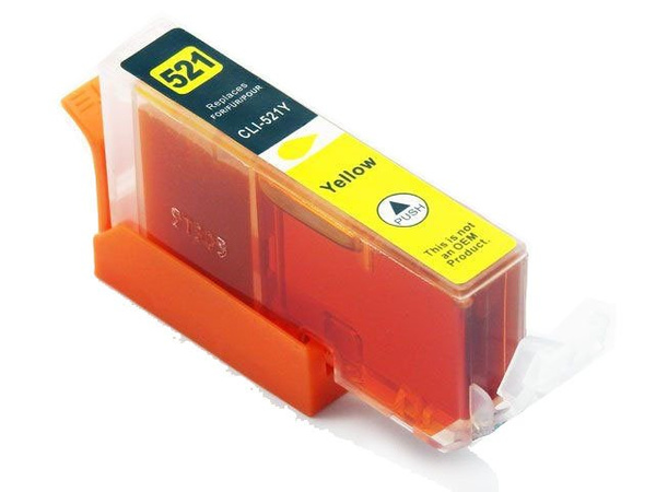 Tusz CLI-521Y Yellow do drukarek Canon Pixma iP3600 / iP4600 – zamiennik DDPrint – 16 ml