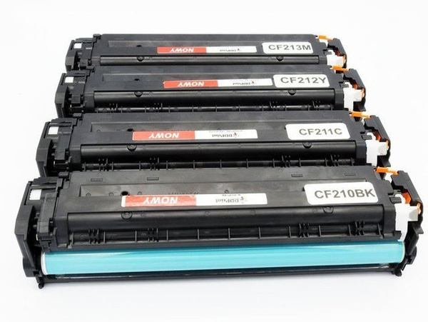 Toner CF210A / CF211A / CF212A / CF213A CMYK do drukarek HP LaserJet Pro M251 / M276 – zamiennik DDPrint – komplet