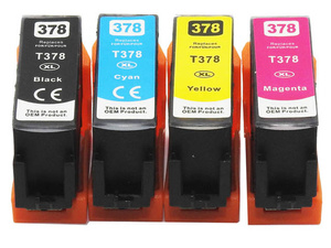 Zgodny komplet Tuszy Epson T3781-T3784 378XL CMYK Zestaw do Epson XP8000/XP8005/XP8500/XP8505/XP15000