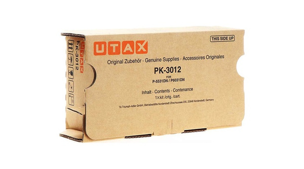 Utax PK-3012, PK3012 (1T02T60TA0, 1T02T60UT0, 1T02T60UTC) 25k Black do Utax P5531, P5531DN, P5532, P5532DN, P6031, P6031DN, P6033, P6033DN, P5536i MFP, P6036i MFP, P6038i MFP, P6038if MFP Toner Oryginalny