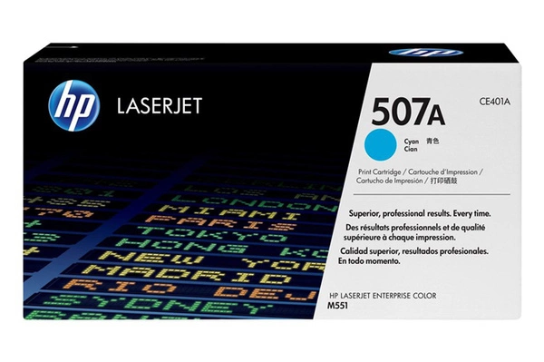 HP 507A CE401A 6k Cyan do HP LaserJet Enterprise 500 Color M551 M575 M570 Toner Oryginalny