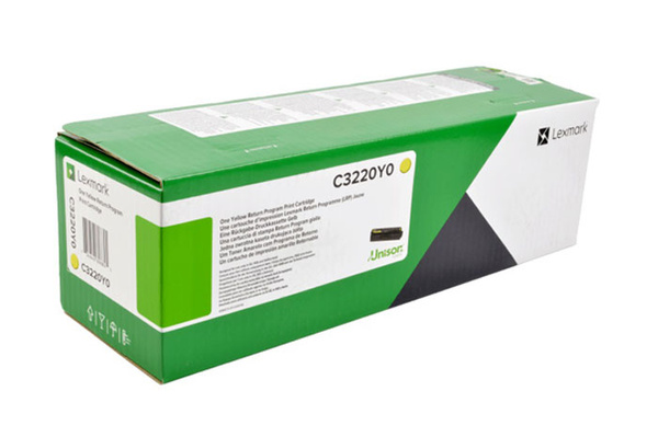 Oryginalny Toner Yellow Lexmark C3224, C3226, C3326, C3426 (C3220Y0)