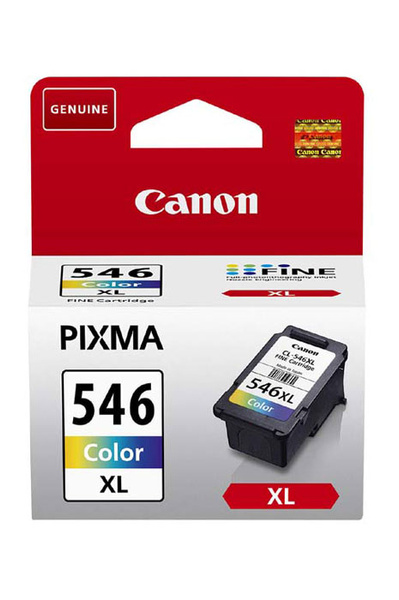 Canon CL-546XL, CL546XL (8288B001) Trójkolorowy 0,3k do Canon iP2850 MG2450 2455 2550 2950 TS3350 TS3450 3351 Tusz Oryginalny