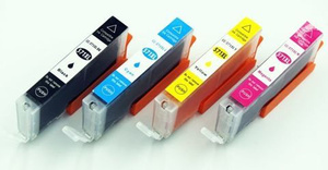 Tusz CLI-571XL CMYK do drukarek Canon Pixma MG5750 / MG6850 – zamiennik DDPrint – 4×16 ml