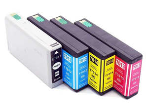 Zestaw tuszy T7011 T7012 T7013 T7014 CMYK do drukarek Epson WorkForce Pro WP-4000 / WP-4500 – zamiennik DDPrint