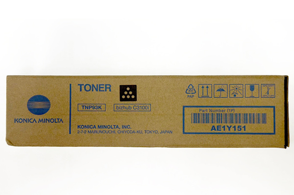Minolta TNP93K, TNP-93K, AE1Y151 6k Black do Konica Minolta Bizhub C3100i Toner Oryginalny