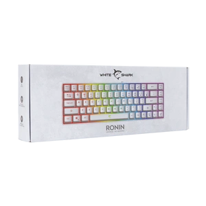 Klawiatura przewodowa WhiteShark GK-2201 Ronin biała US