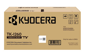 Kyocera TK-1260, TK1260, 1T0C150NL0 10k Black do Kyocera ECOSYS PA4000wx, PA4000x Toner Oryginalny
