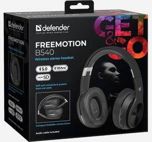 Słuchawki bezprzewodowe Defender Freemotion B540 z mikrofonem
