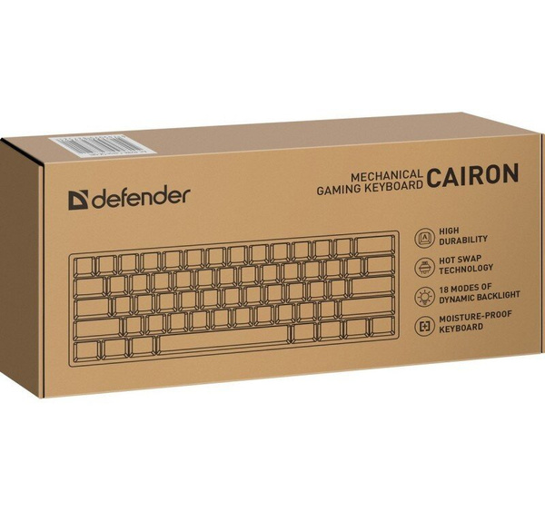 Klawiatura mechaniczna Defender Cairon GK-081 RGB