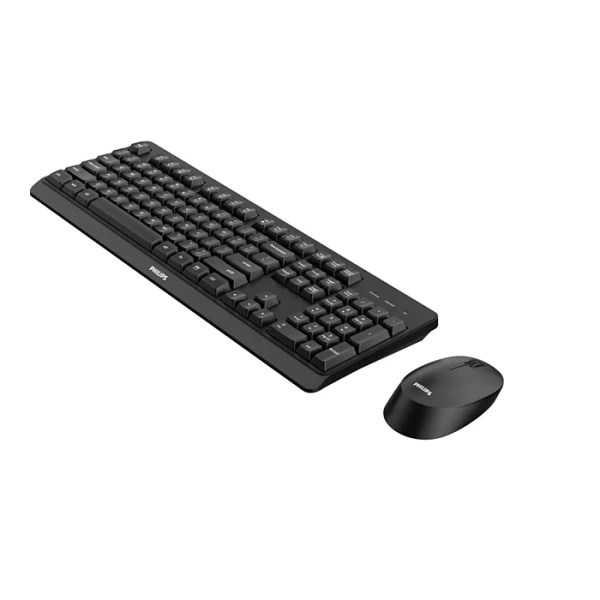 Zestaw Bezprzewodowy Klawiatura i Mysz Philips SPT6307BL/00 Czarny