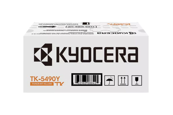 Kyocera TK5490Y, TK-5490Y, 1T0C22ANL1 2,4k Yellow do Kyocera ECOSYS PA2101cwx, PA2101cx, MA2101cfx, MA2101cwfx Toner Oryginalny
