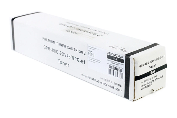 Zgodny z Canon C-EXV43 (2788B002) 15,2k Black JetWorld toner do Canon iR-ADV 400i / iR-ADV 500i