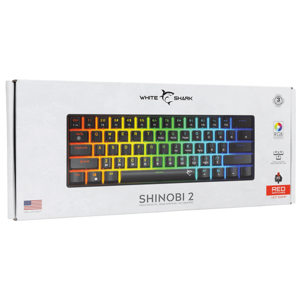 Klawiatura mechaniczna WhiteShark Shinobi-2 GK-004111