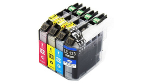Zestaw tuszy LC123 CMYK do drukarek Brother DCP / MFC – zamiennik DDPrint – wysoka wydajność