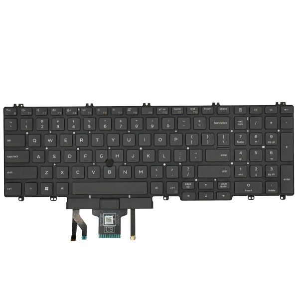 Klawiatura do Dell Latitude 5510 5511 / Precision 3550 3551 / podświetlana / 0THDMY, THDMY