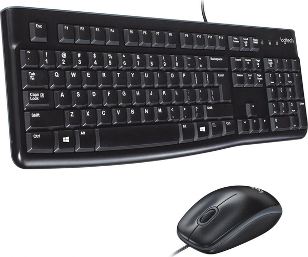 Zestaw przewodowy klawiatura + mysz Logitech MK120
