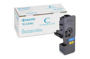 Kyocera TK5240C, TK-5240C, 1T02R7CNL0 3k Cyan do Kyocera Ecosys M5526cdn, M5526cdw, P5026cdn, P5026cdw Toner Oryginalny