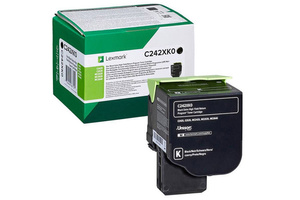 Lexmark C242XK0 6k Black do Lexmark C2425 C2535 MC2425 MC2535 MC2640 Toner Oryginalny