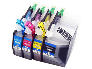 Zestaw tuszy LC3219XL CMYK do drukarek Brother MFC-J5330 / J6530 / J6930 – zamiennik DDPrint – komplet 4 kolory