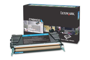 Lexmark C748H1CG 10k Cyan do Lexmark C748 Toner Oryginalny