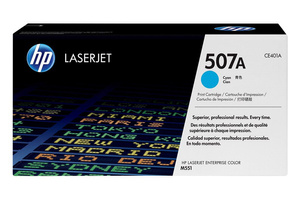 HP 507A CE401A 6k Cyan do HP LaserJet Enterprise 500 Color M551 M575 M570 Toner Oryginalny